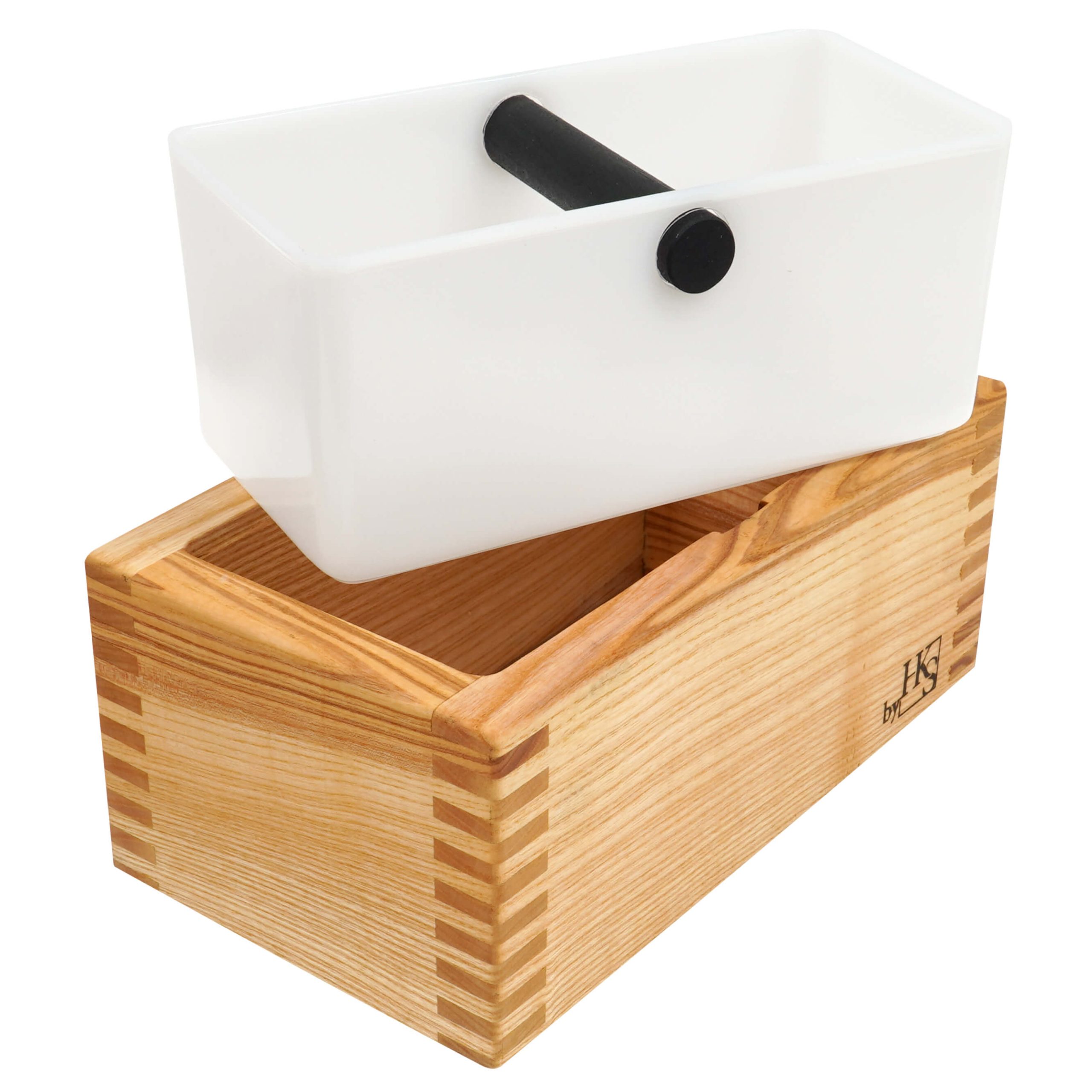 Abschlagbox Esche natur – handgefertigt by HKS