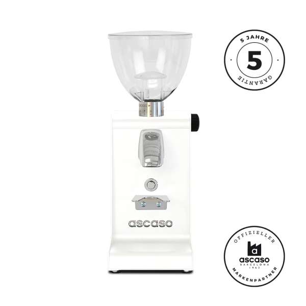 Ascaso Espressomühle iSteel i1 weiß matt