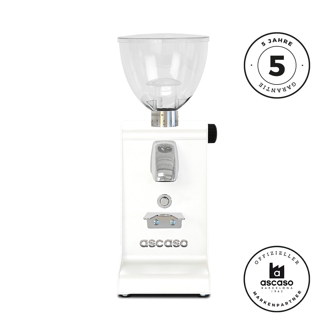 Ascaso Espressomühle iSteel i1 weiß matt