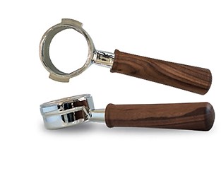 Ascaso Siebträger PM.558, bodenlos, dunkles Holz