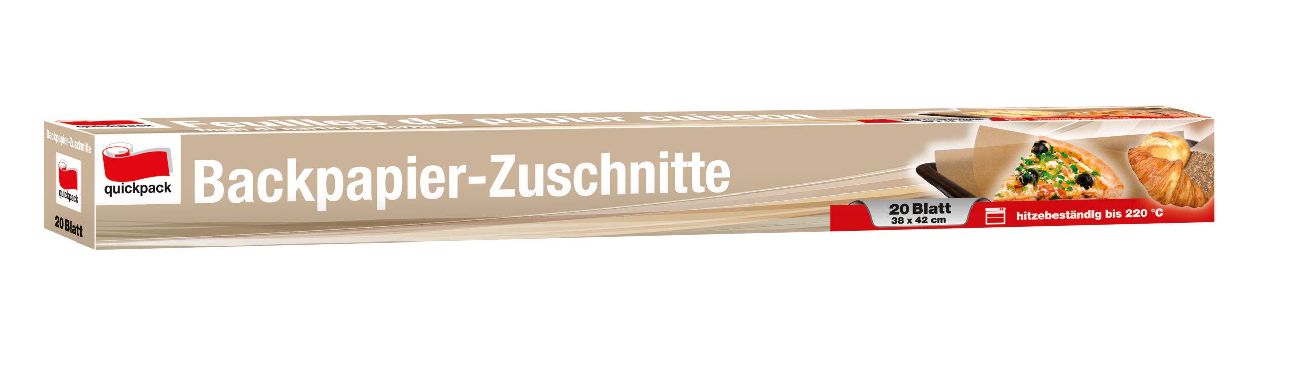 Backpapier Zuschnitte, 20 Stück