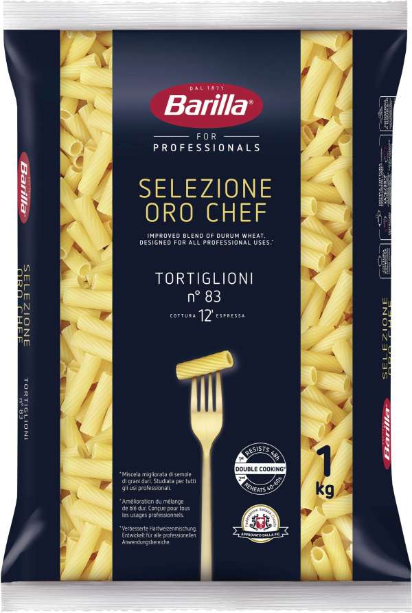 Barilla Tortiglioni Selezione Oro Chef Nr.83 1kg