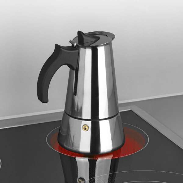 Beem Espressokocher Espressomaker für 6 Tassen, schwarz – Bild 3