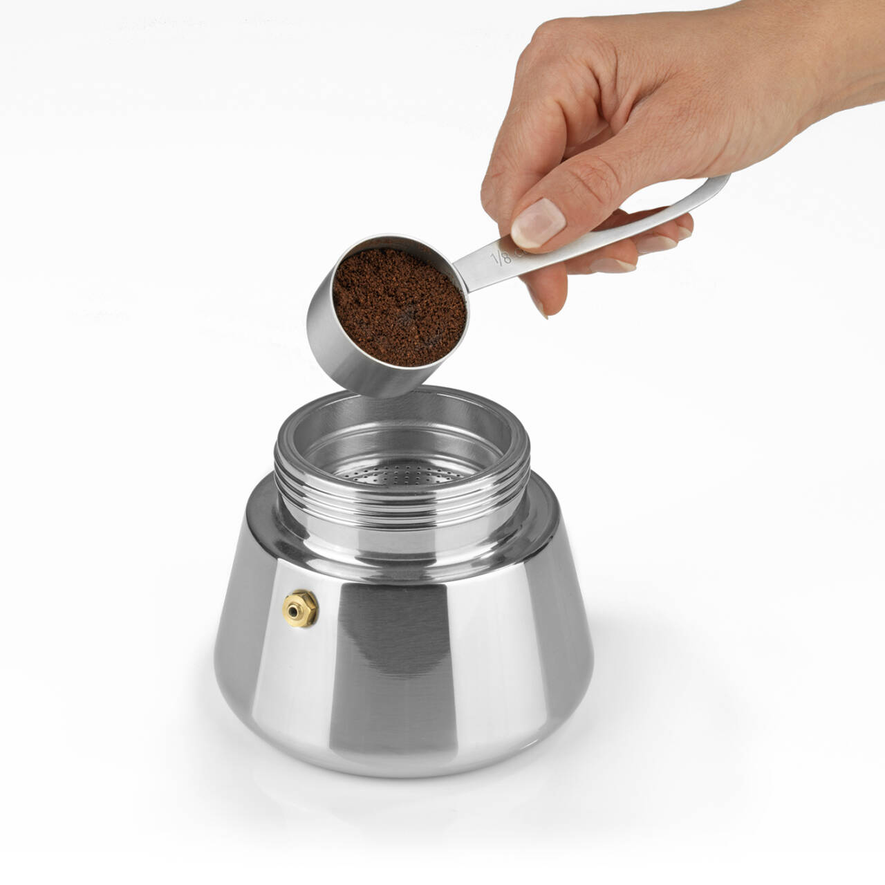Beem Espressokocher Espressomaker für 6 Tassen, schwarz