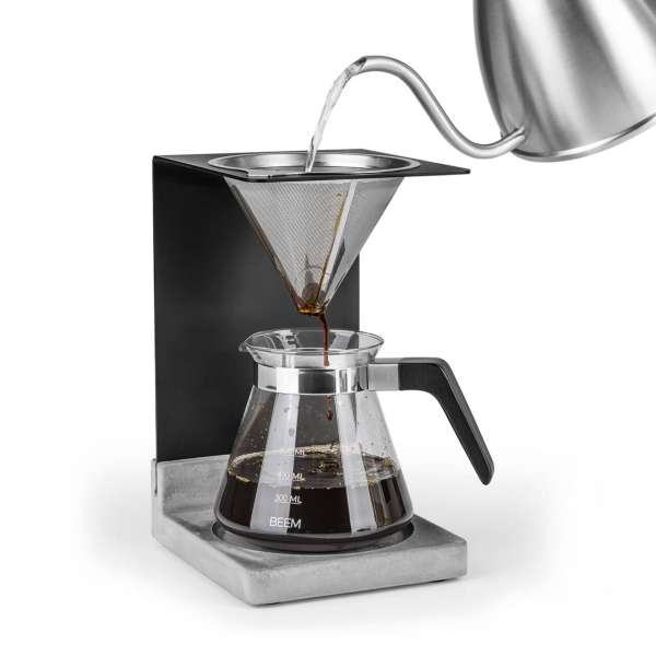 Beem Kaffeebereiter Pour Over für 4 Tassen, Beton – Bild 4