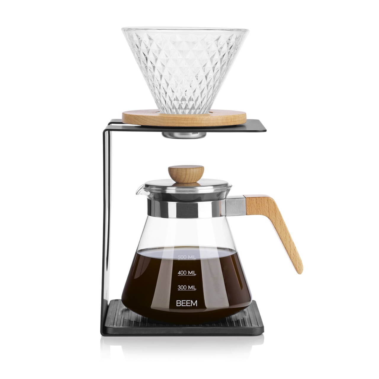 Beem Kaffeebereiter Pour Over für 4 Tassen, Holz