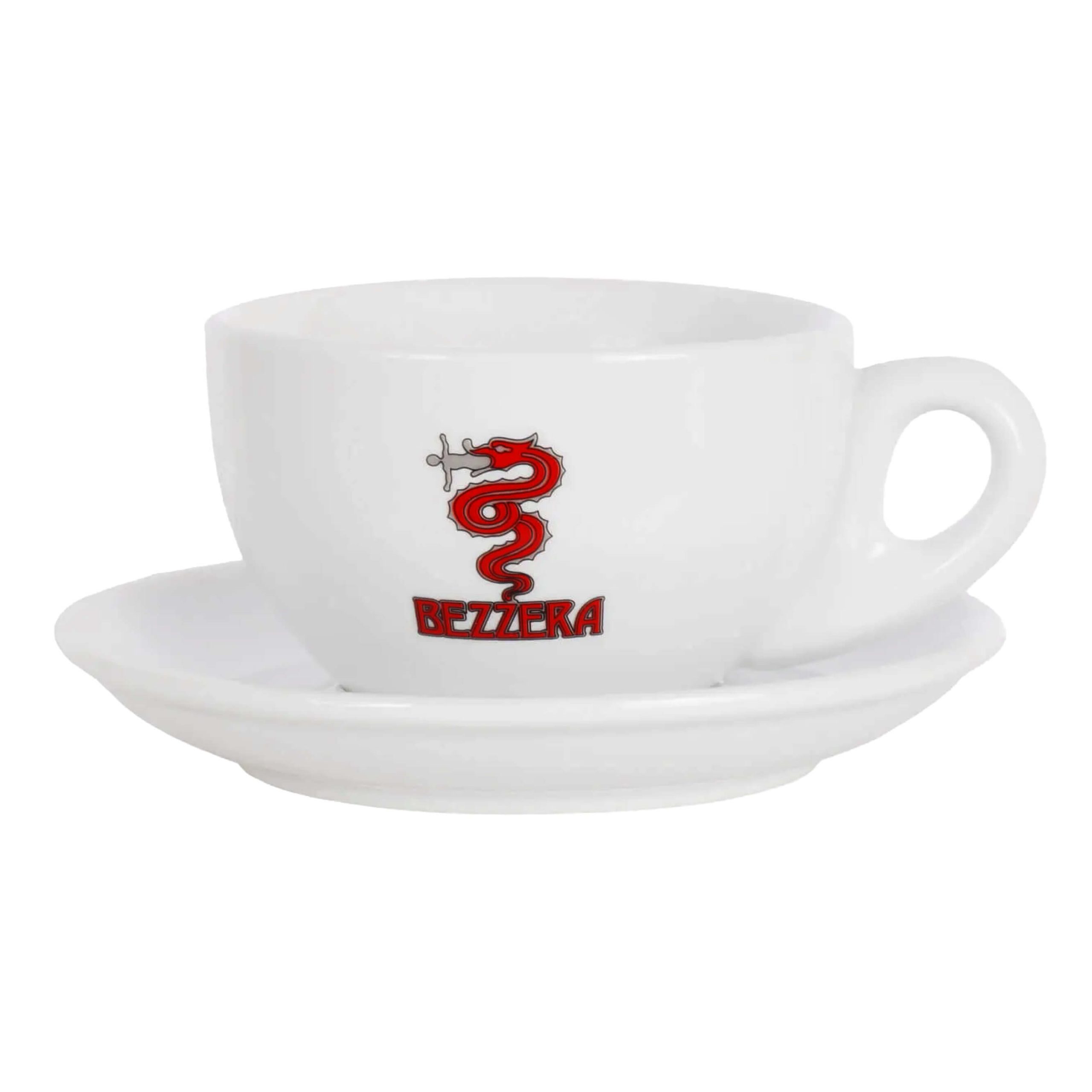 Bezzera Cappuccino Tasse groß Vintage 6-er Packung