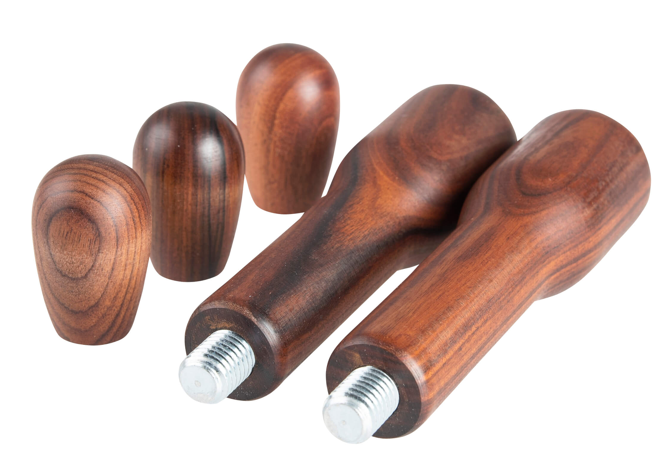 Bezzera Siebträger Kit für E61 Brühgruppe, 2 Holzgriffe und 3 Knöpfe