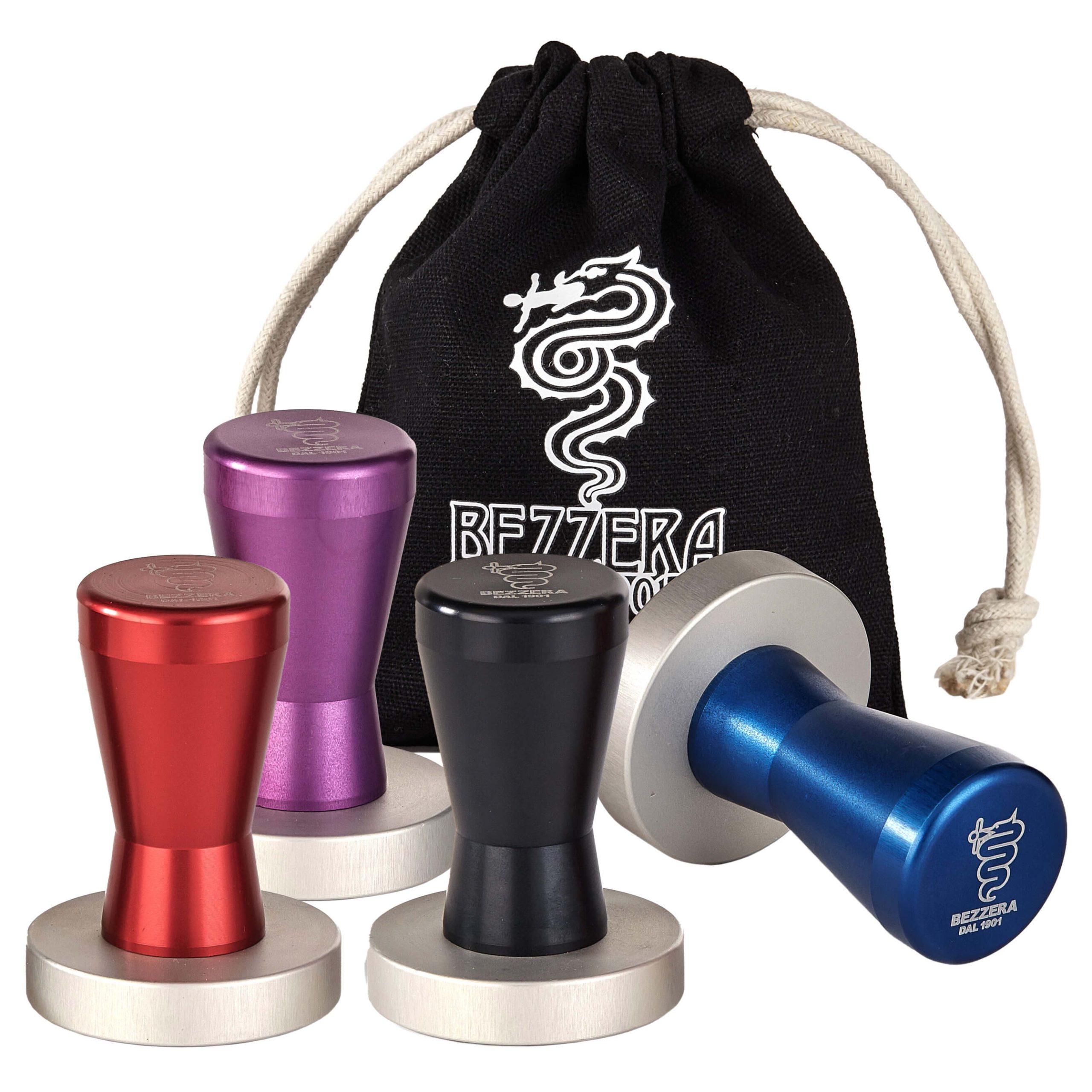 Bezzera Tamper mit schwarzem Griff