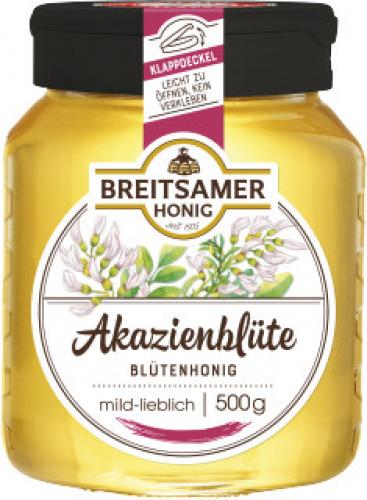 Breitsamer Honig im Glas """"""""Akazie"""""""" 500g