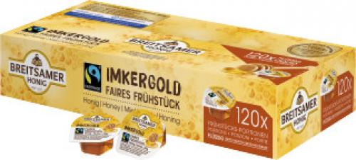 Breitsamer Honig Portionen """"""""Imkergold flüssig"""""""" 120x20g