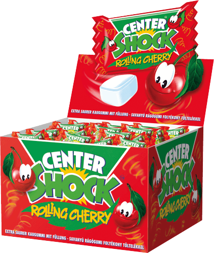 Center Shock Kaugummi Kirsche Box 400g