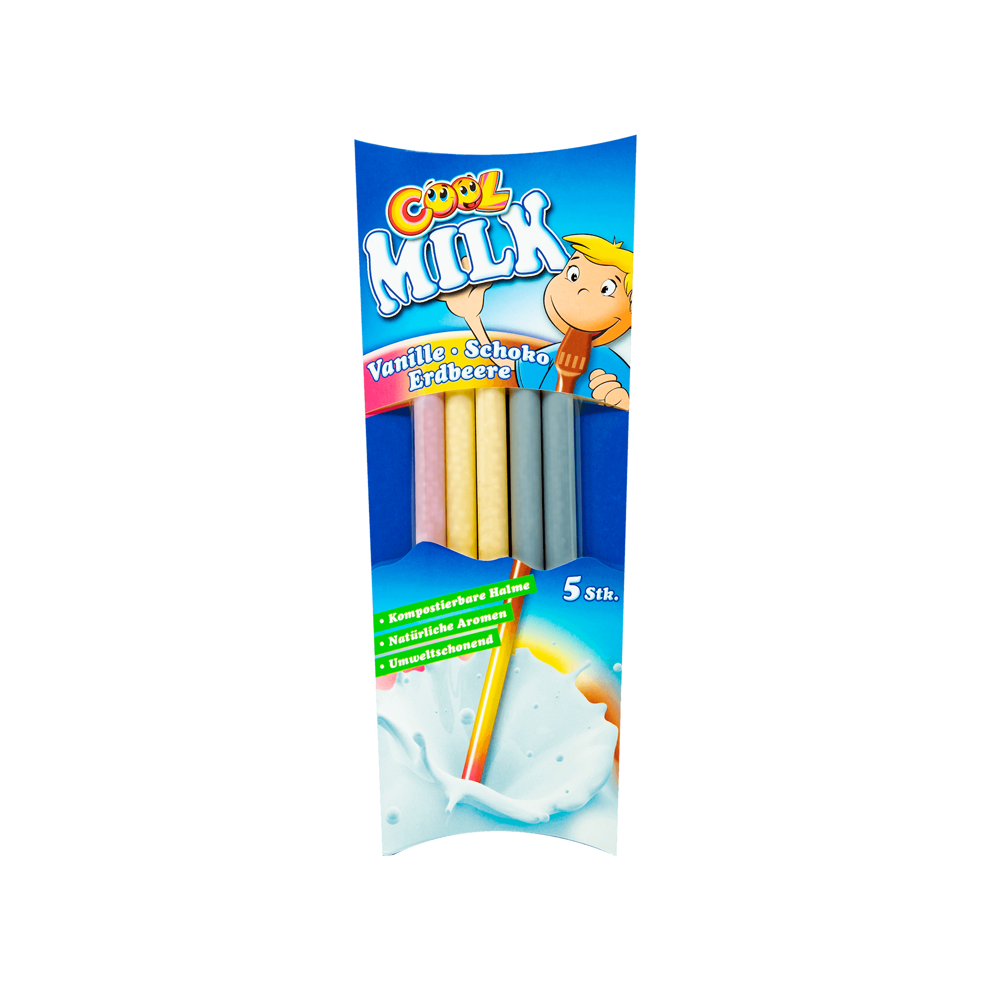 Cool Milk Milchtrinkhalme 5 Stück 30g