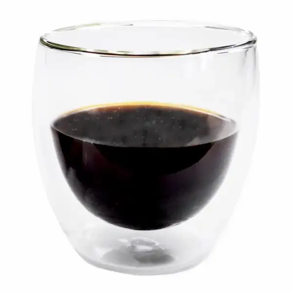 Coyooco Kaffegläser 2 Stück doppelwandig 80 ml