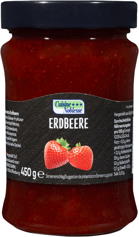 Cuisine Noblesse Erdbeere Konfitüre Extra 450g