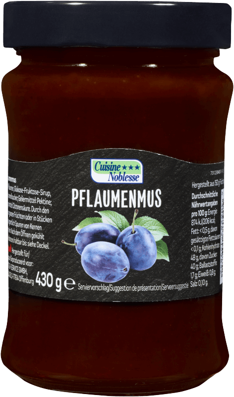 Cuisine Noblesse Pflaumenmus Konfitüre Extra 450g