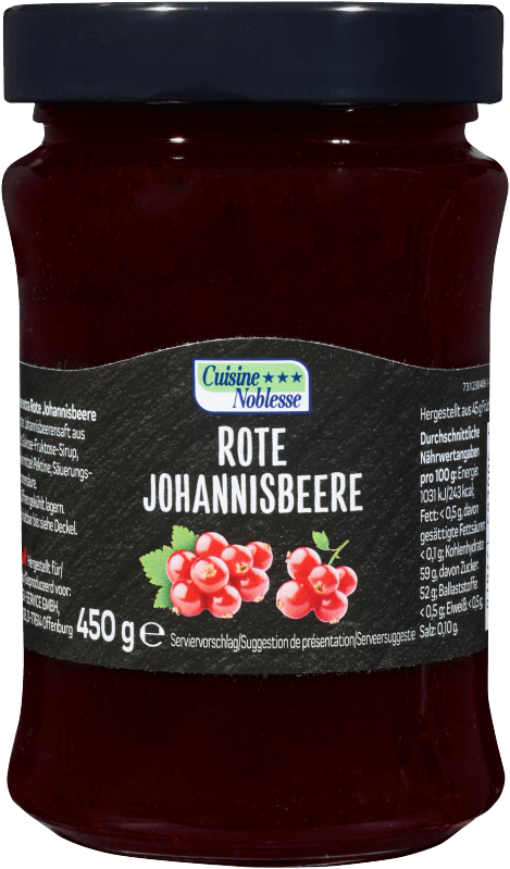 Cuisine Noblesse Rote Johannisbeere Gelee Extra 450g