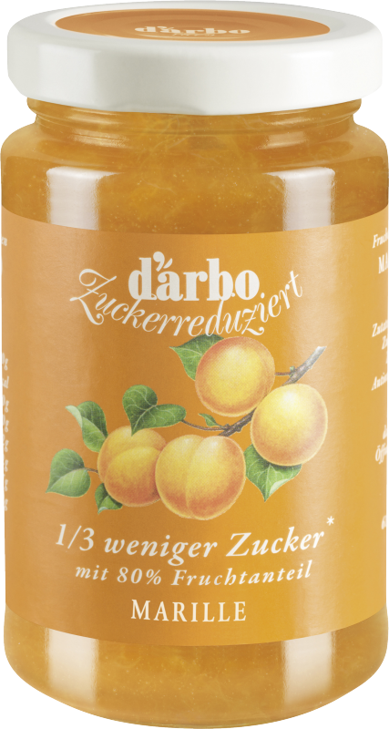 Darbo Fruchtaufstrich Marille 80% Fruchtgehalt zuckerreduziert 250g
