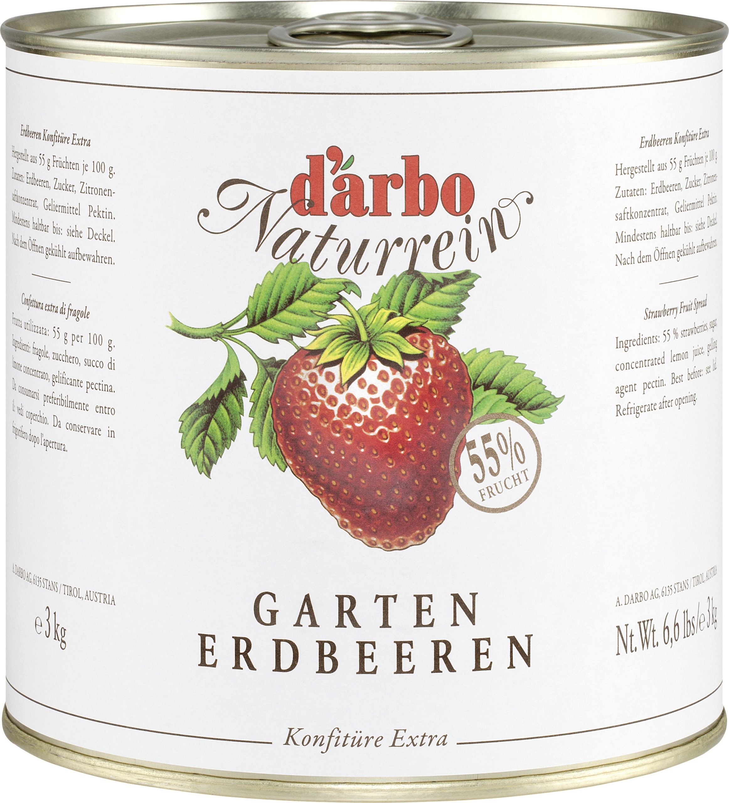 Darbo Konfitüre Extra Erdbeere 3kg
