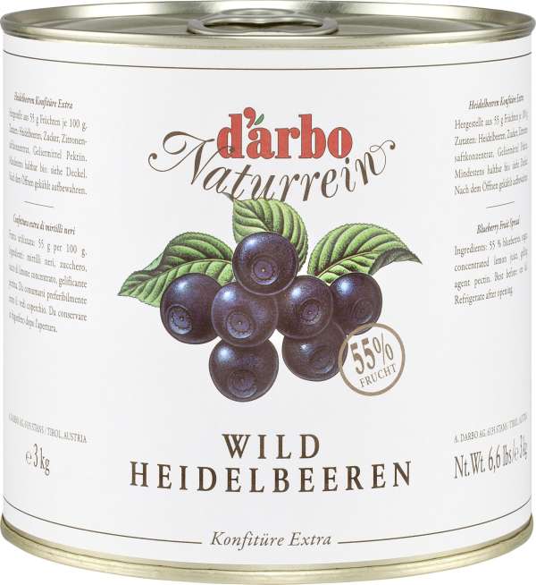 Darbo Konfitüre Extra Heidelbeere 3kg