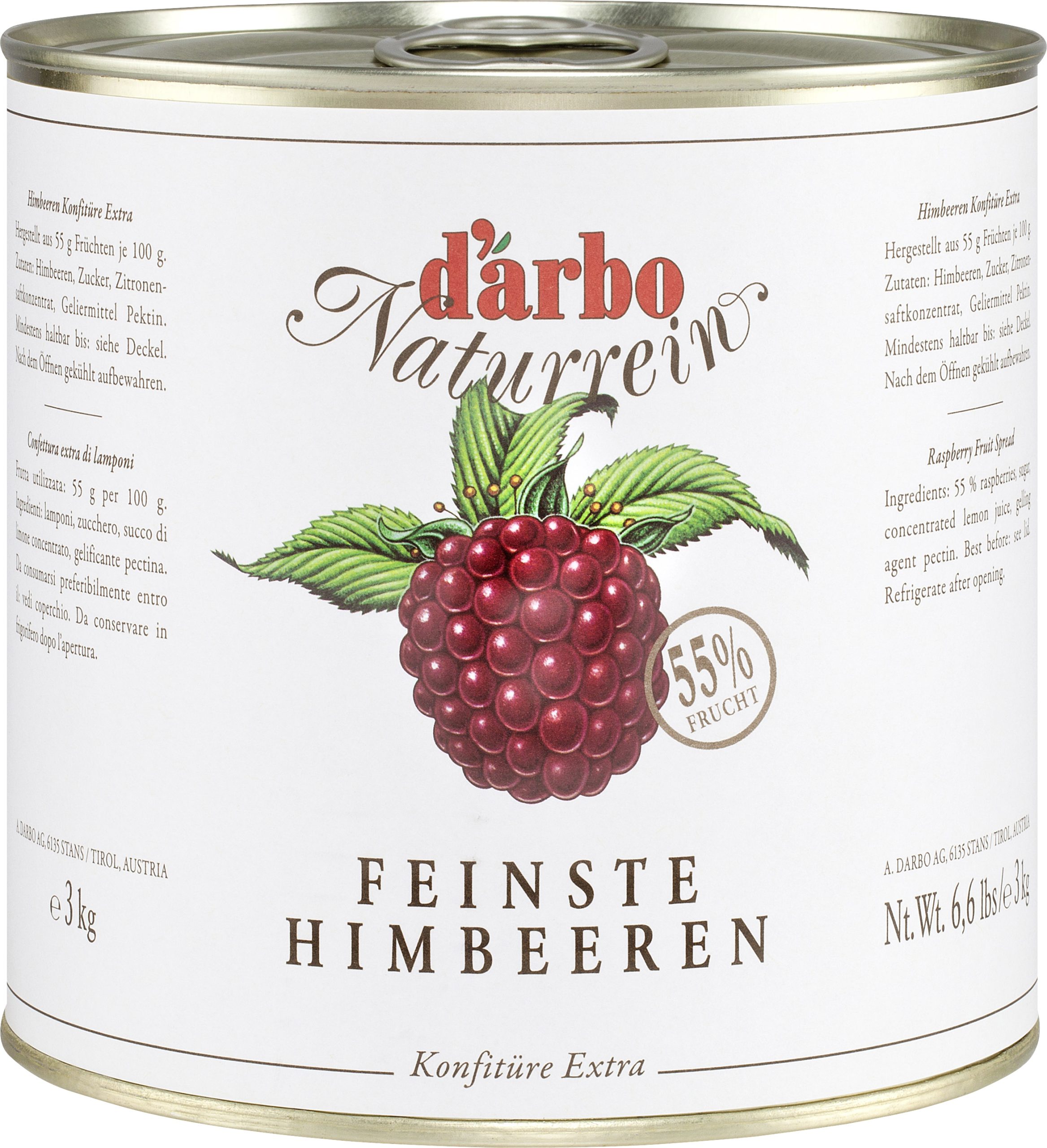 Darbo Konfitüre Extra Himbeere 3kg