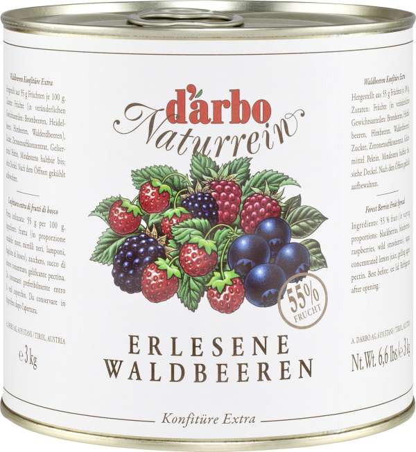 Darbo Konfitüre Extra Waldbeere 3kg