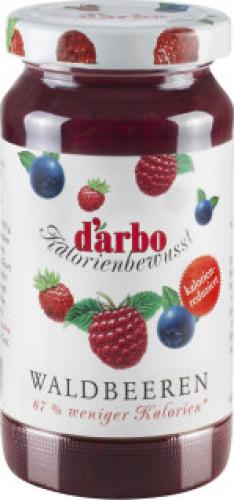 Darbo Waldbeer Konfitüre 60% Fruchtgehalt kalorienbewusst 220g