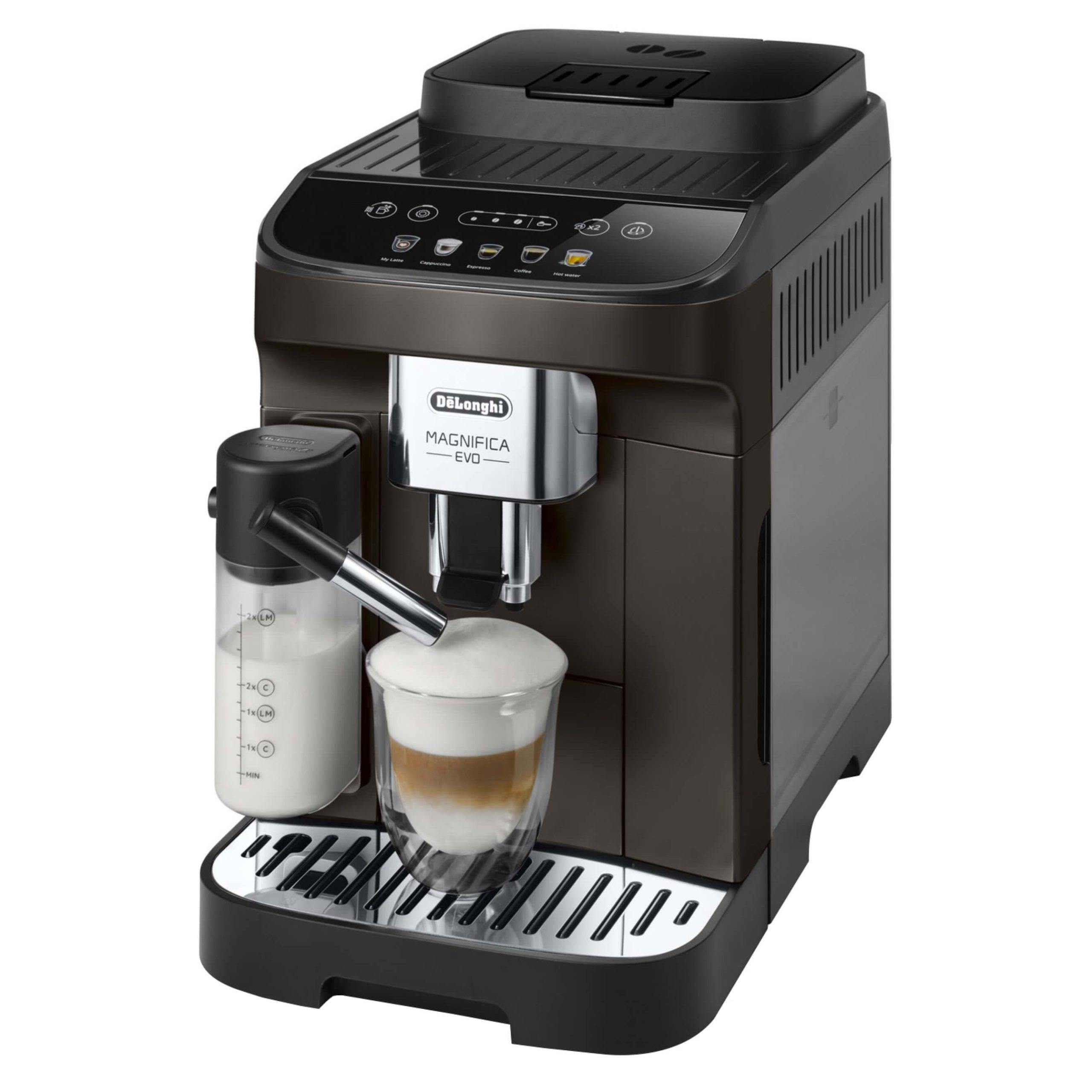 De’Longhi ECAM293.61.BW Kaffeevollautomat Magnifica EVO Milk braun