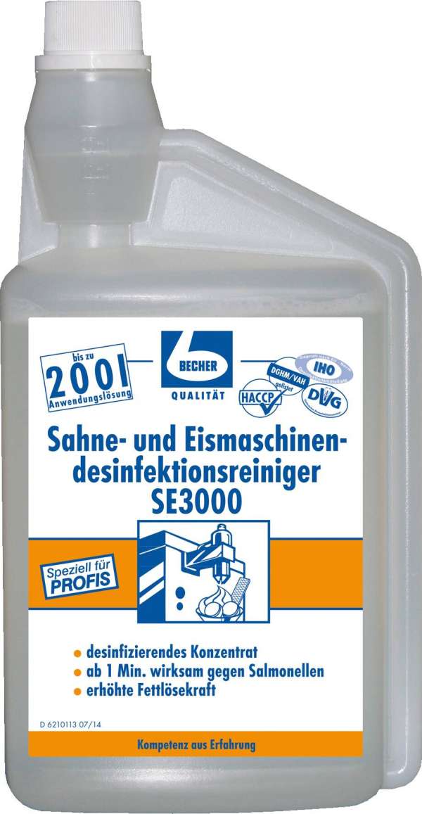 Dr. Becher Sahne-Eismaschinen Reiniger 1 Liter SE3000