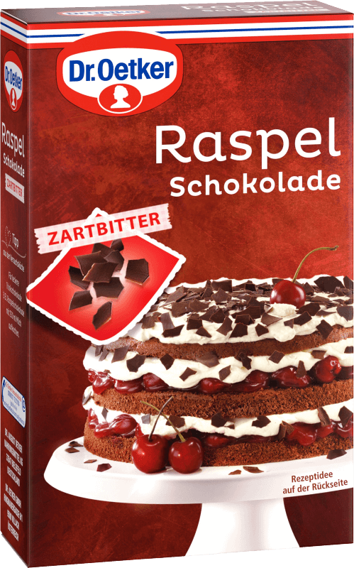 Dr. Oetker Raspelschokolade Zartbitter 100g