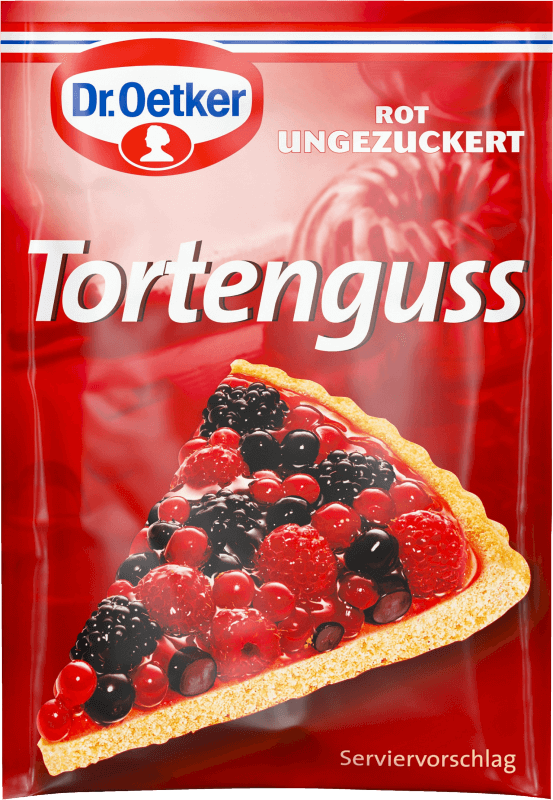Dr. Oetker Tortenguss rot 3er Pack 36g