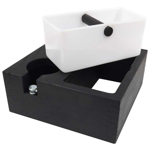 Espressostation Esche schwarz - handgefertigt by HKS – Bild 3