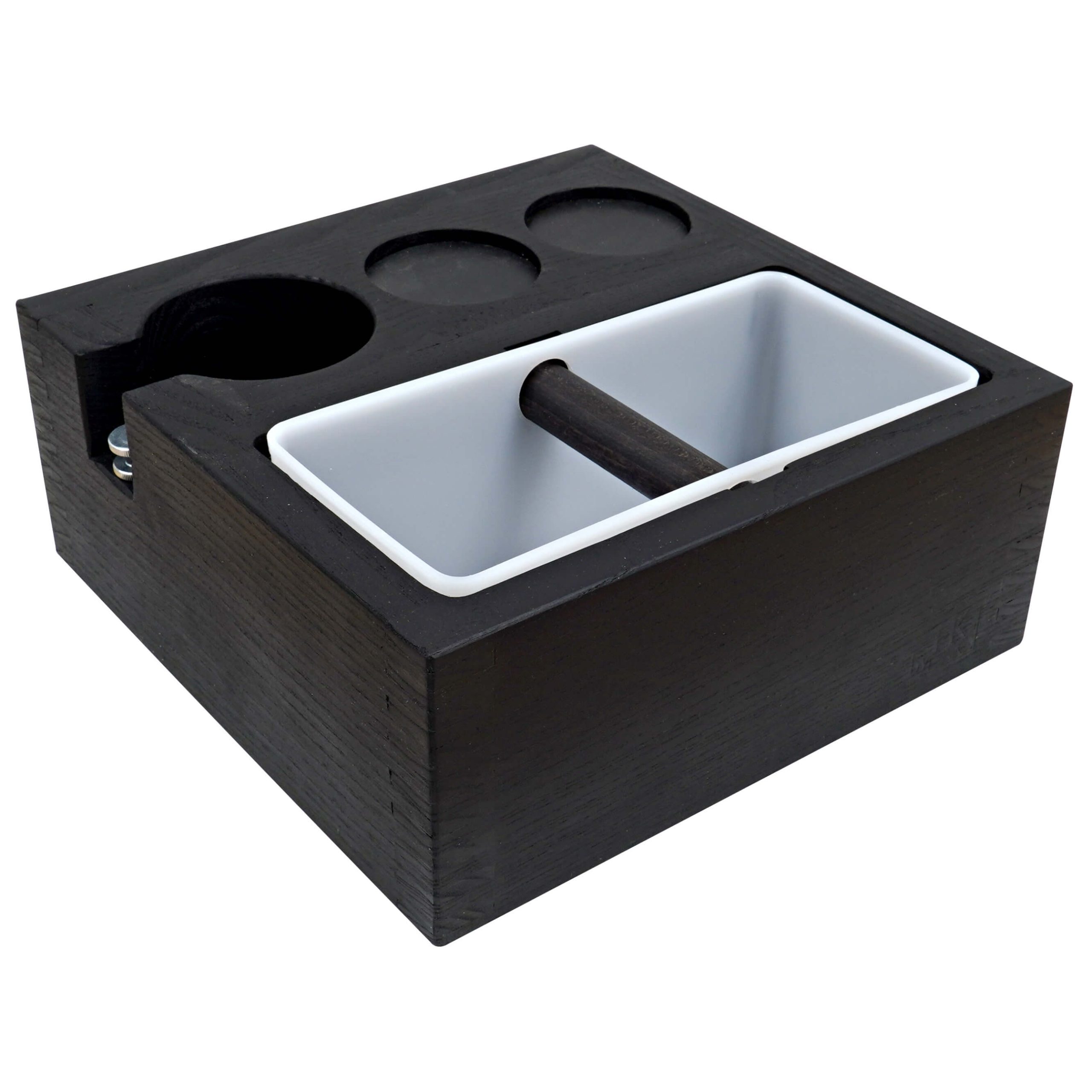Espressostation Esche schwarz – handgefertigt by HKS