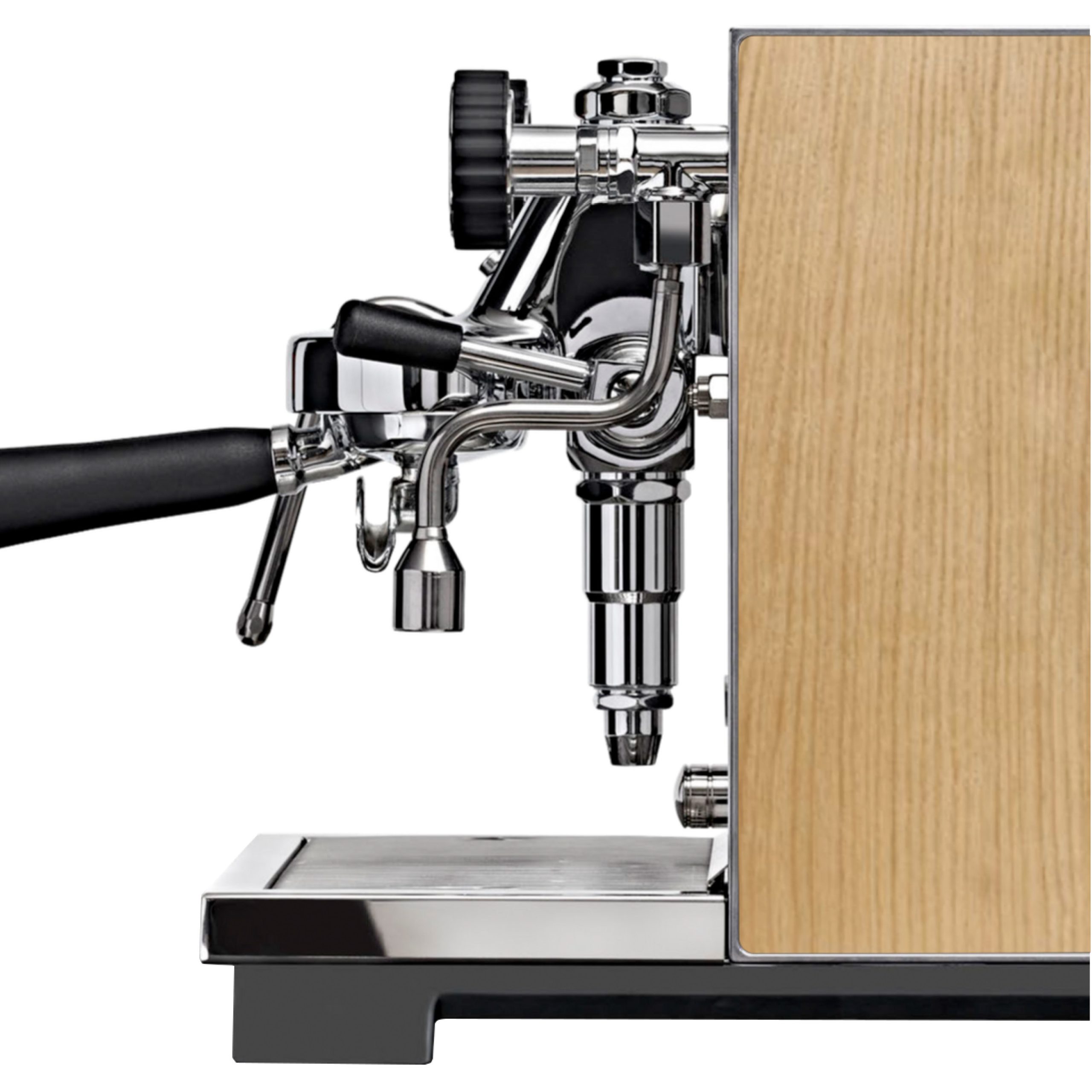 Eureka Espressomaschine Costanza R mit Seitenpaneel Holz Oak