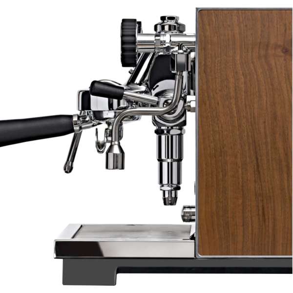 Eureka Espressomaschine Costanza R mit Seitenpaneel Holz Walnut – Bild 3