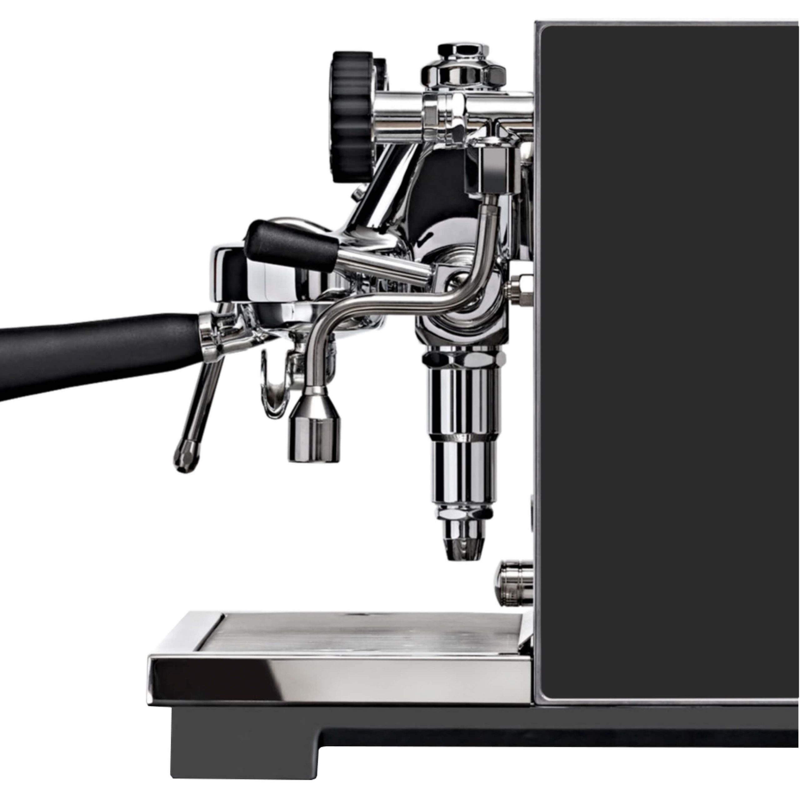 Eureka Espressomaschine Costanza R mit Seitenpaneel Mattschwarz