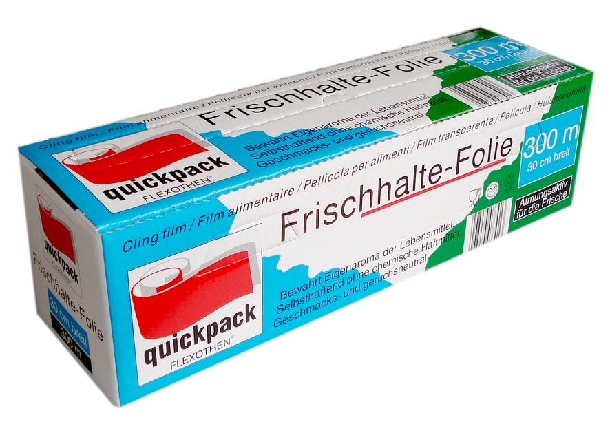 Frischhaltefolie 300 Meter , 30cm breit, Folienstärke 10my