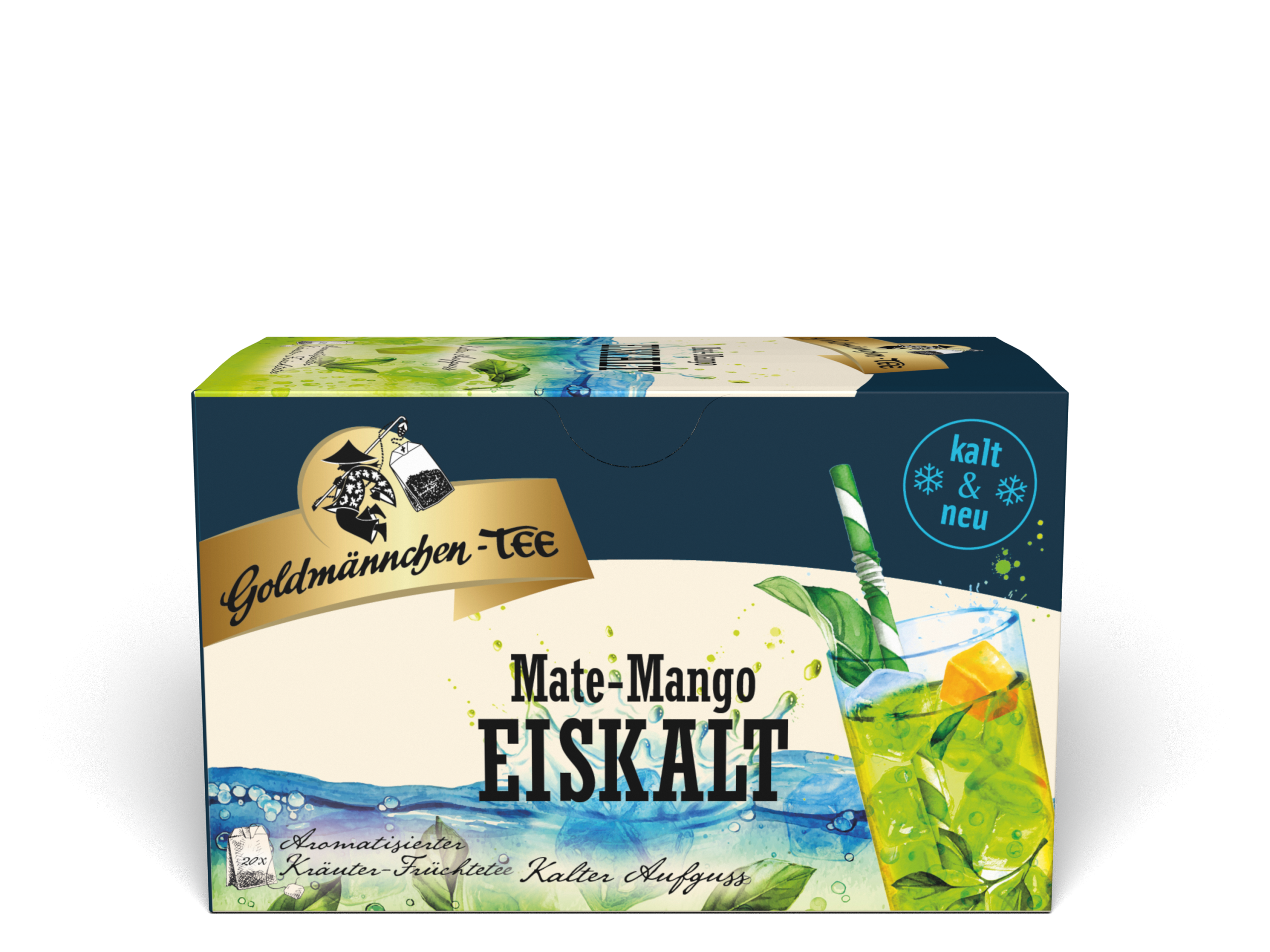 Goldmännchen-Tee Eiskalt Mate-Mango 20x1,6g