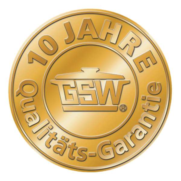 GSW Auflaufform mit Grilleinsatz 30x25cm 3,6L Edelstahl Bratform - 809306