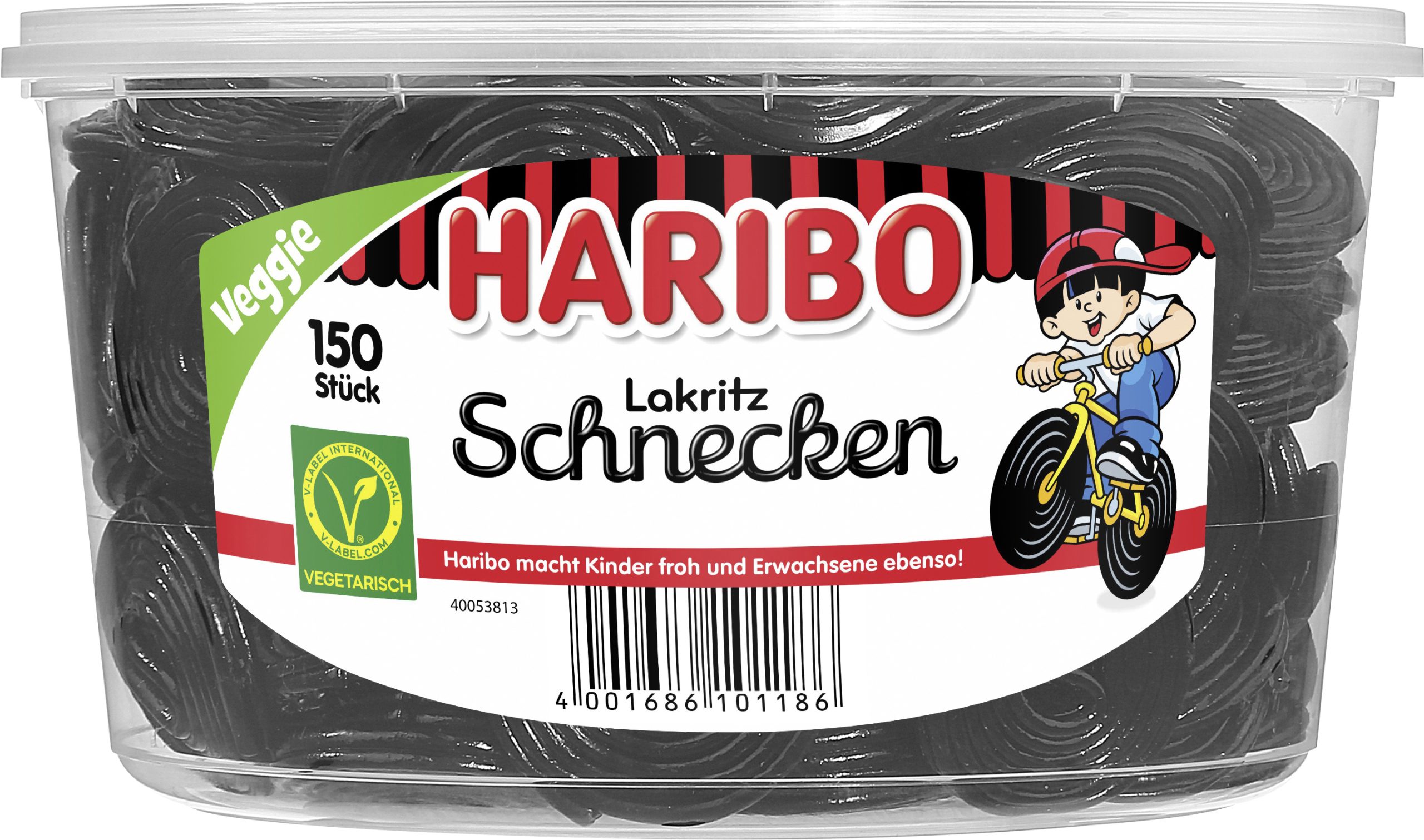 Haribo Lakritz Schnecken 150 Stück