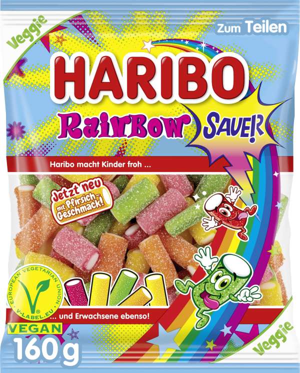 Haribo Rainbow sauer 160g