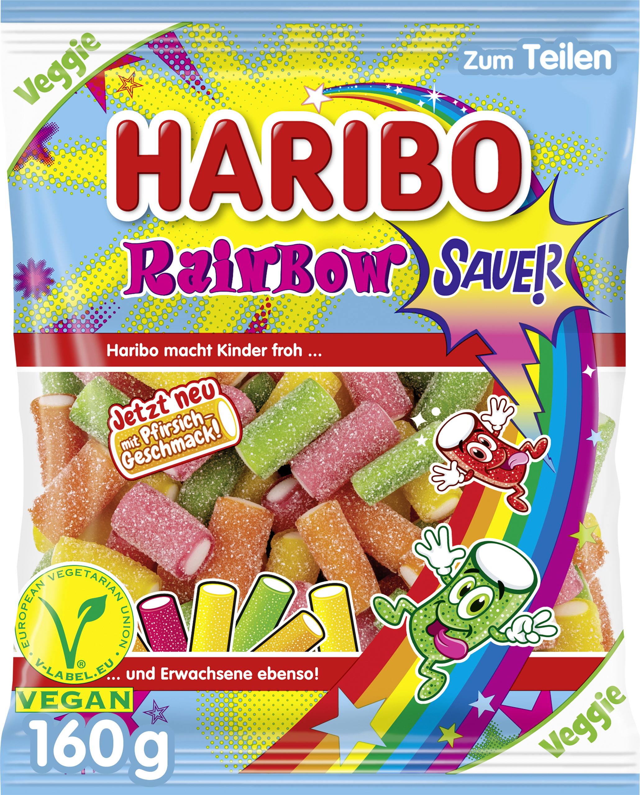 Haribo Rainbow sauer 160g