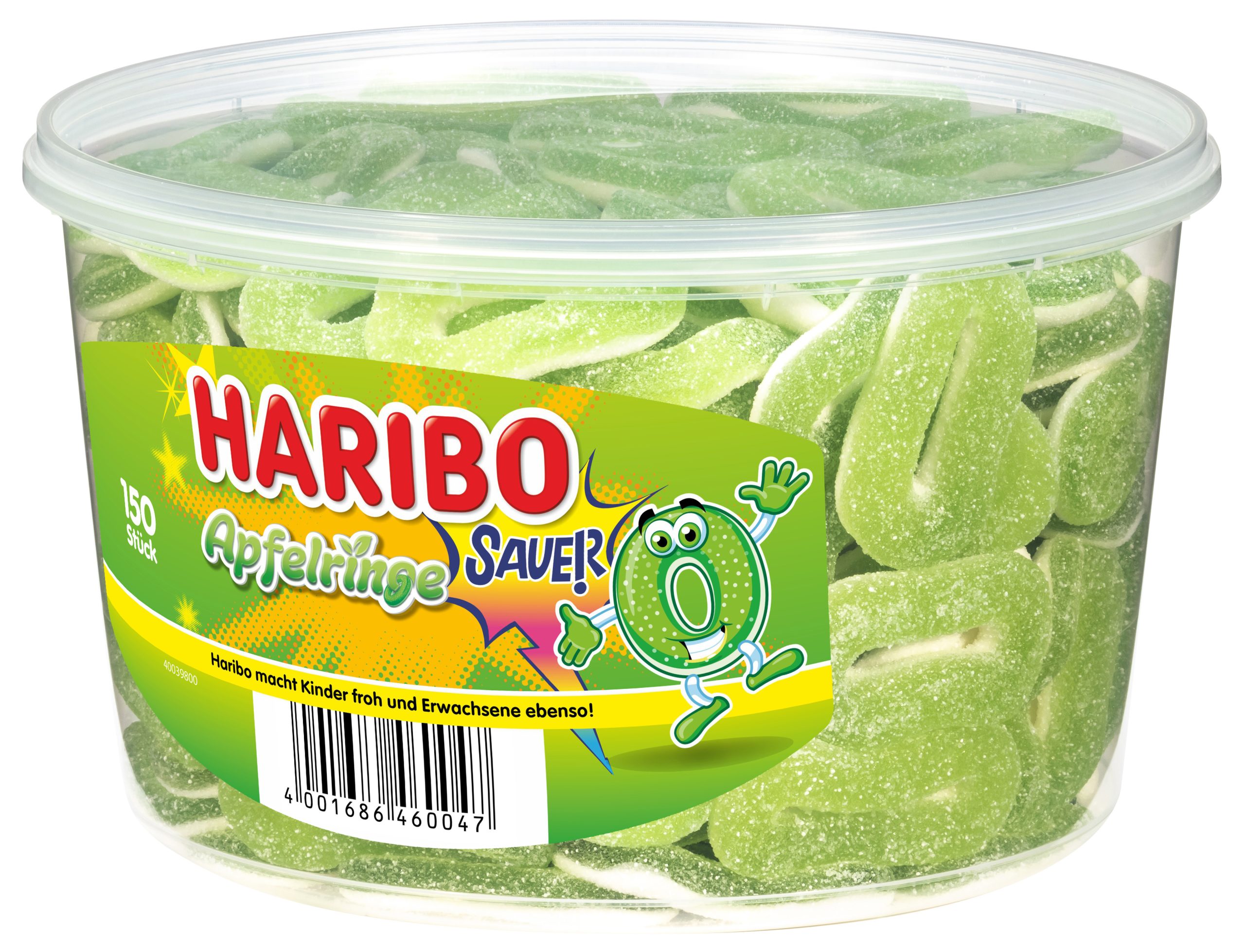 Haribo Saure Apfel-Ringe 150 Stück