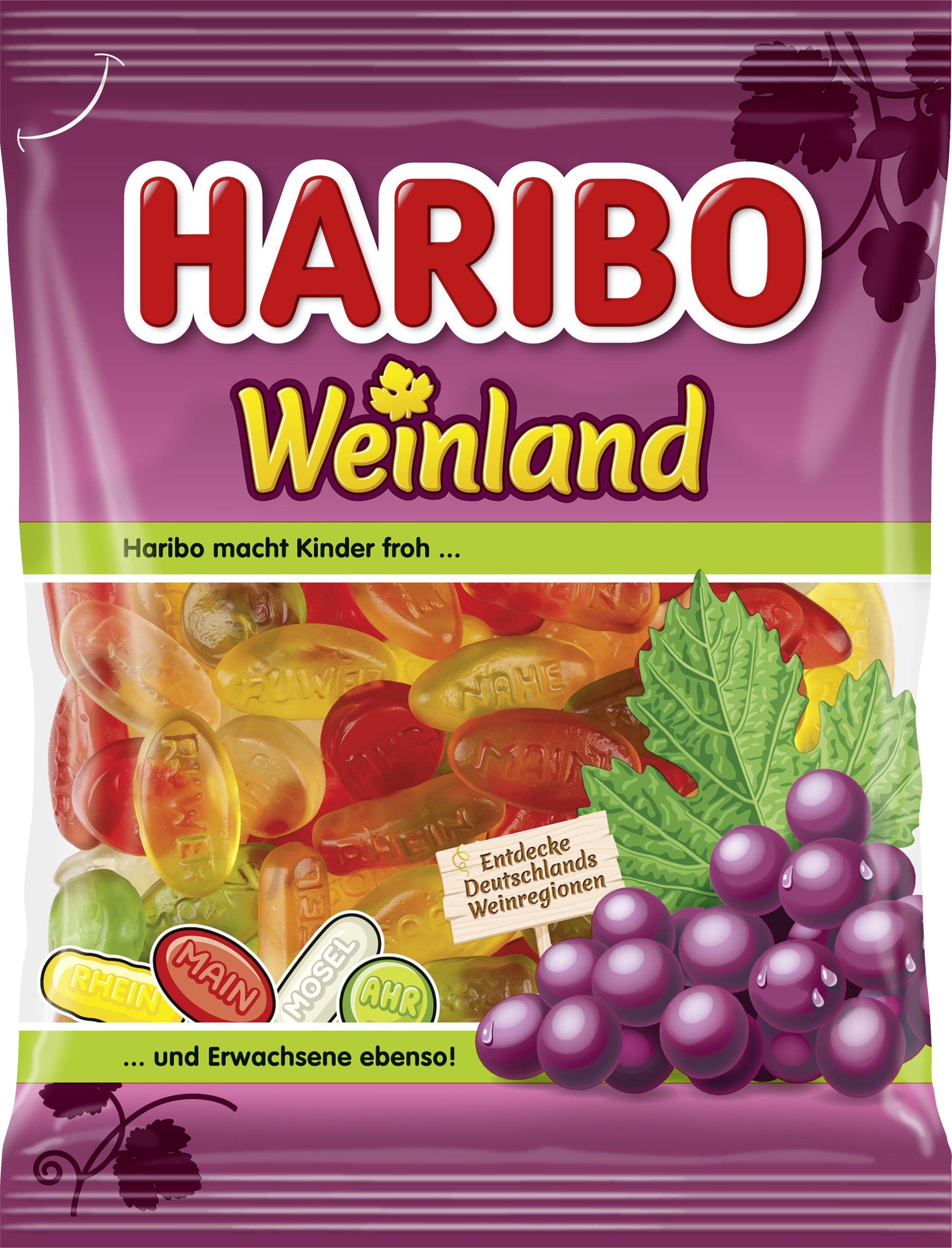 Haribo Weinland-Weingummi 175g