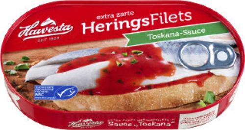 Hawesta Heringsfilets extra zart, Toskana-Sauce 200g