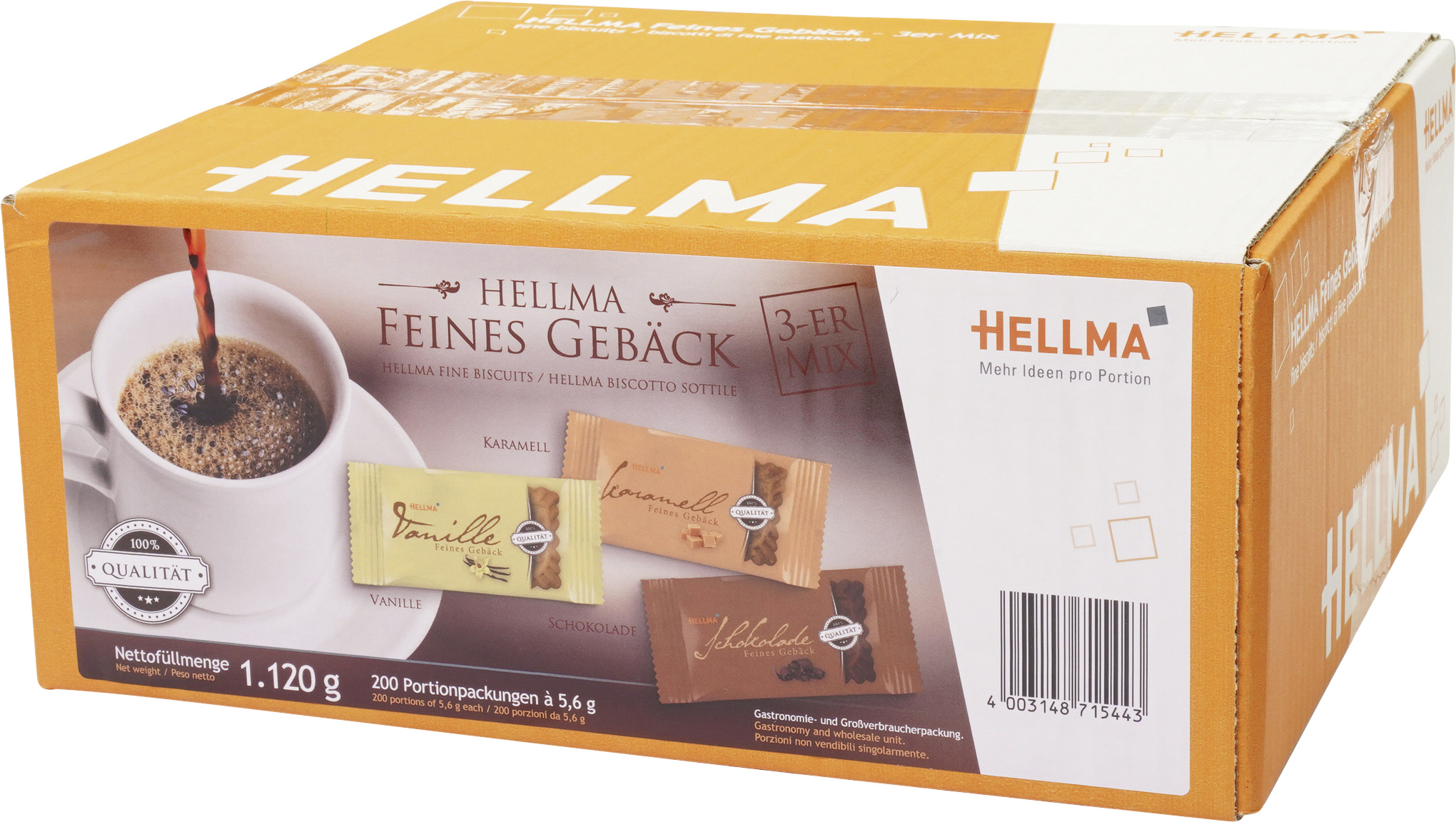 Hellma Feines Gebäck 3er Mix 200 Stück