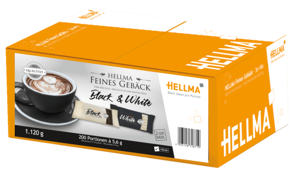 Hellma Feines Gebäck Black & White 200 Stück – Bild 2