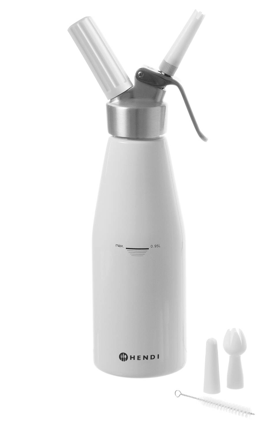 Hendi Sahnespender Kitchen Line 0,5l weiß