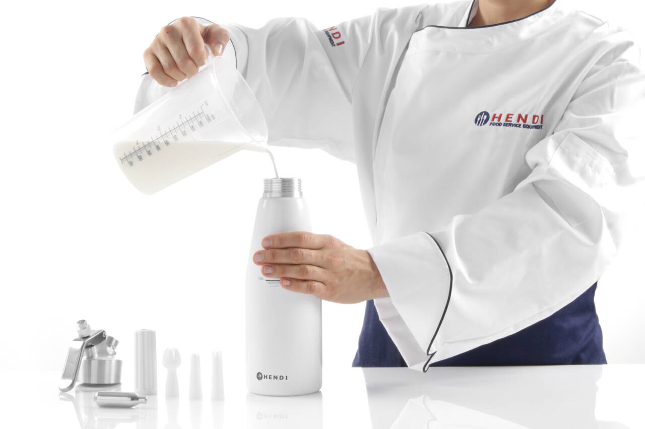 Hendi Sahnespender Kitchen Line 0,5l weiß