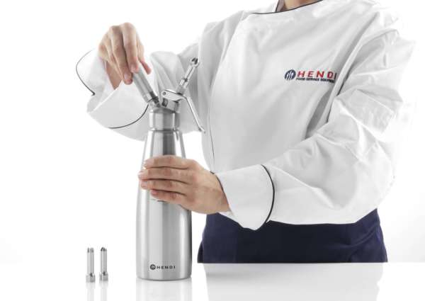 Hendi Sahnespender Profi Line 1l edelstahl – Bild 3